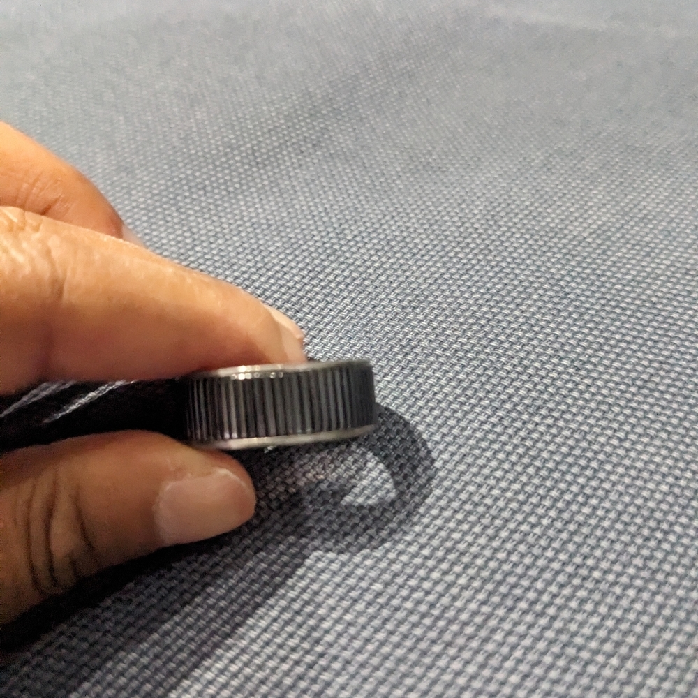Authentic Tiffany Coin Ridge Ring - Picture 3 of 5